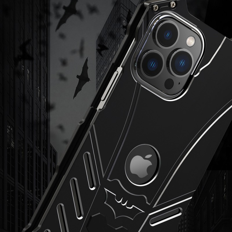 Batman Full Metal Aluminum Alloy Tough Phone Case